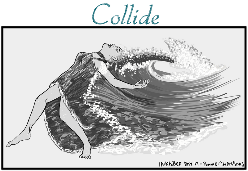 Inktober - Collide.png